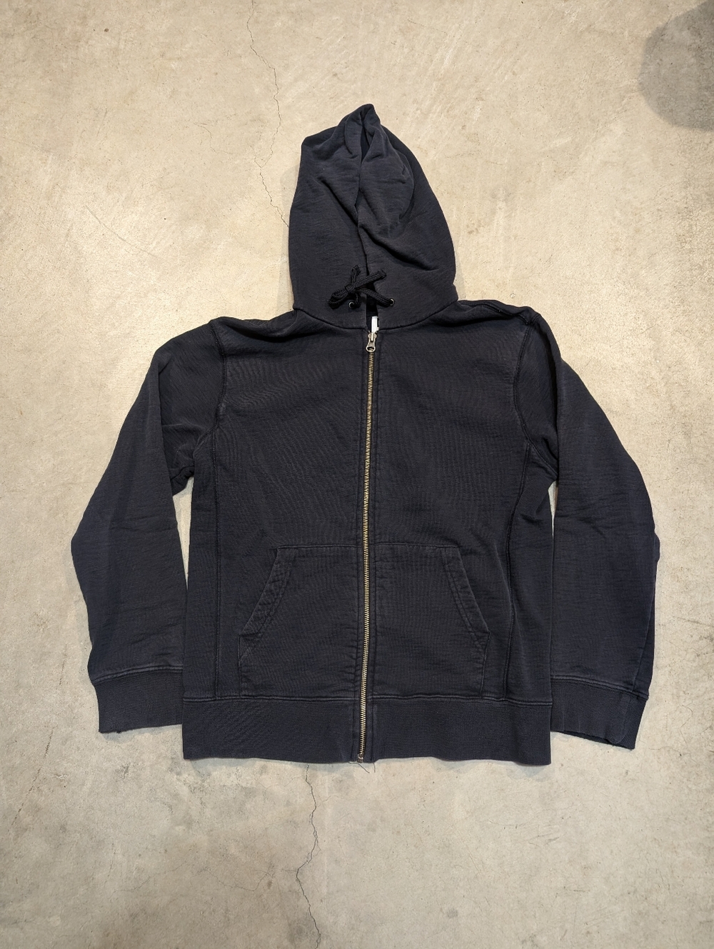 Y2K GAP Full Zip Hoodie Dark Navy Blue Made In UAE